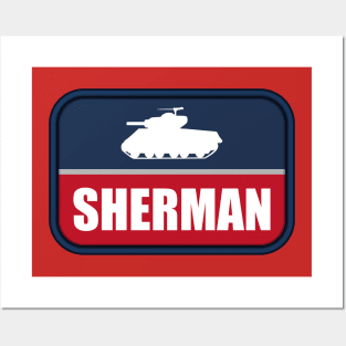 M4 Sherman Patch Posters and Art